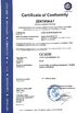 China Jiangsu Stord Works Ltd. certificaten